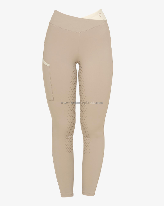 LEGGINGS EQUESTRO DONNA FULL GRIP BICOLORE SS26