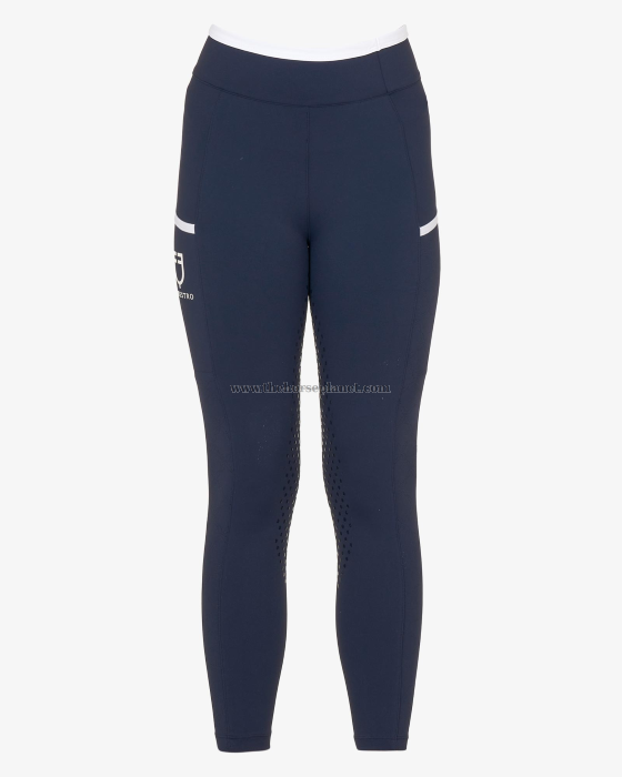 LEGGINGS BAMBINA EQUESTRO CON DECORAZIONI PERFORATE SS26