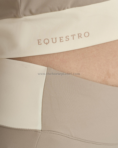 T-SHIRT DONNA EQUESTRO MOD. CROP TESSUTO TECNICO SS26 