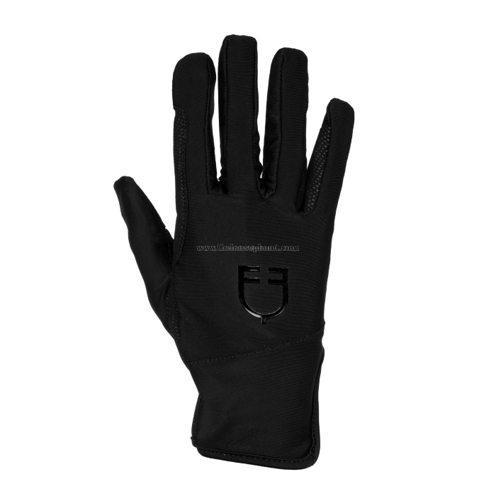 GUANTI EQUESTRO DONNA IN LYCRA CON LOGO