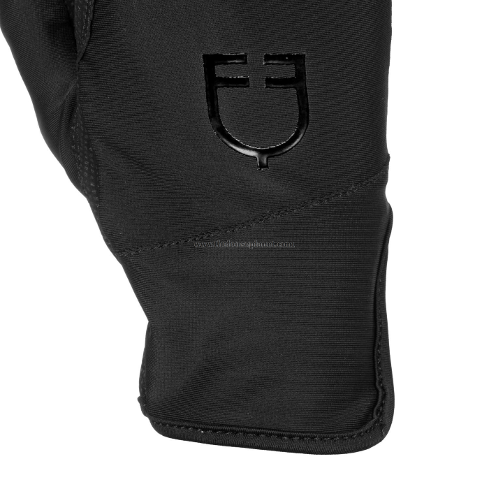 GUANTI EQUESTRO DONNA IN LYCRA CON LOGO