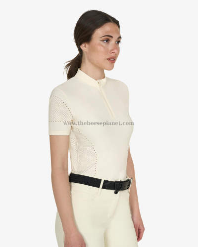 T-SHIRT EQUESTRO DONNA DA ALLENAMENTO IN TESSUTO TECNICO CON MICROFORI SS26