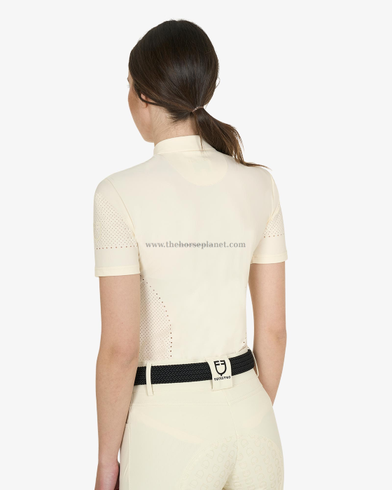 T-SHIRT EQUESTRO DONNA DA ALLENAMENTO IN TESSUTO TECNICO CON MICROFORI SS26