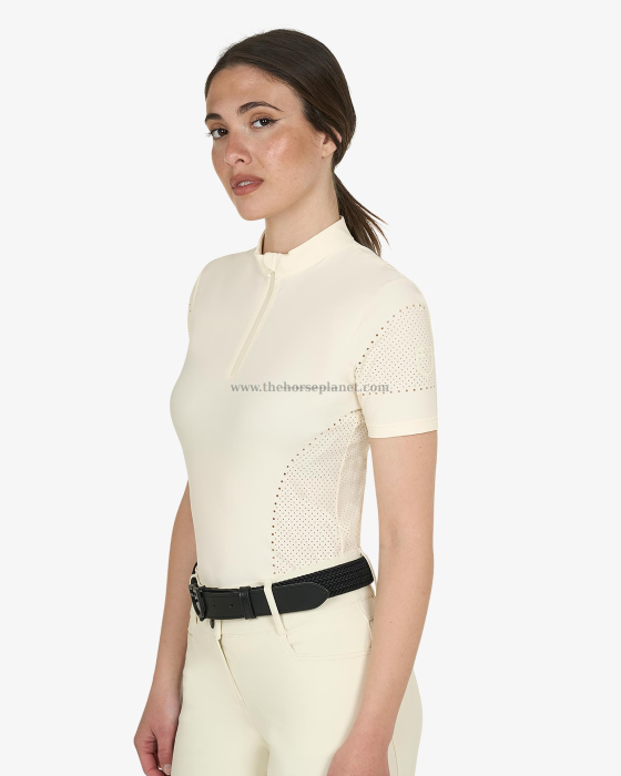 T-SHIRT EQUESTRO DONNA DA ALLENAMENTO IN TESSUTO TECNICO CON MICROFORI SS26