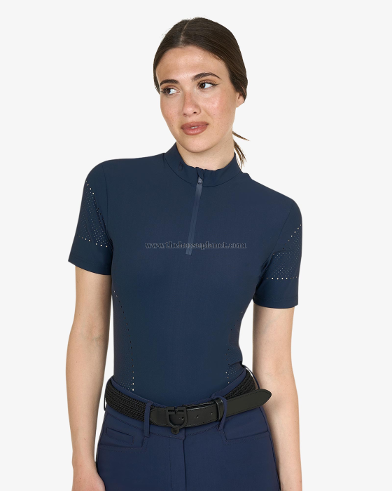T-SHIRT EQUESTRO DONNA DA ALLENAMENTO IN TESSUTO TECNICO CON MICROFORI SS26