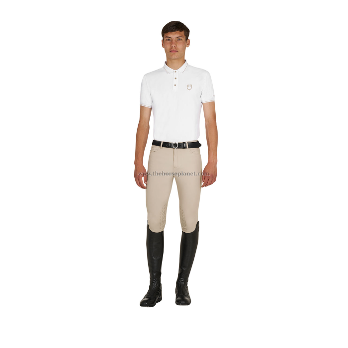 POLO TRAINING UOMO EQUESTRO CON DETTAGLI A CONTRASTO SS26 