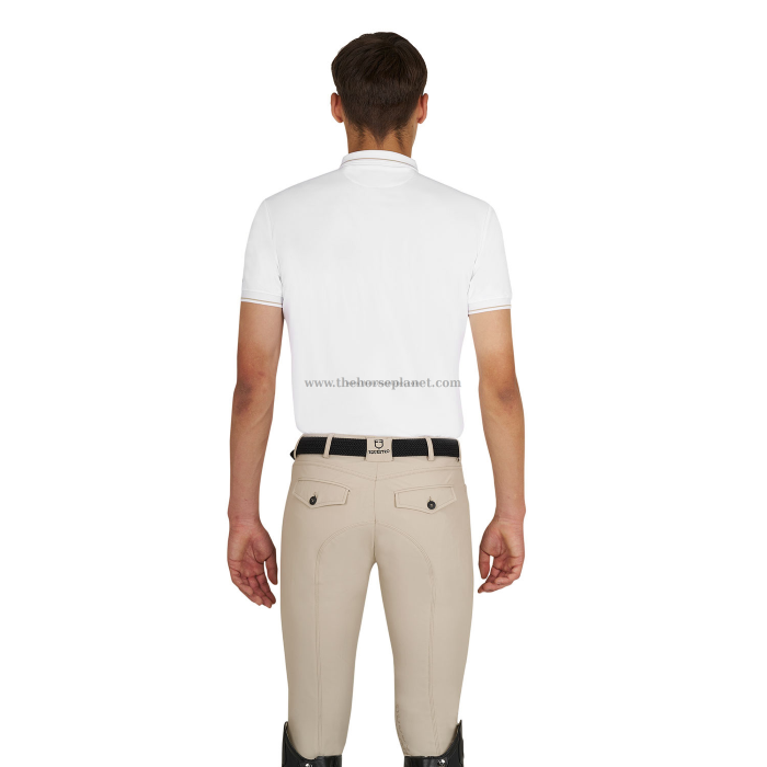 POLO TRAINING UOMO EQUESTRO CON DETTAGLI A CONTRASTO SS26 