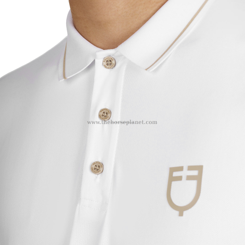 POLO TRAINING UOMO EQUESTRO CON DETTAGLI A CONTRASTO SS26 