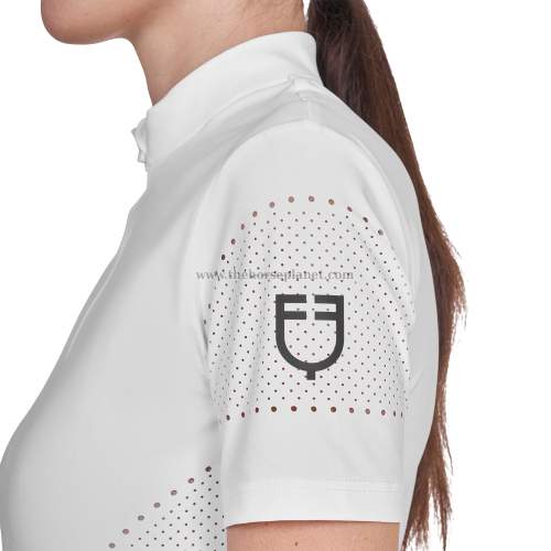 T-SHIRT EQUESTRO DONNA DA ALLENAMENTO IN TESSUTO TECNICO CON MICROFORI SS26