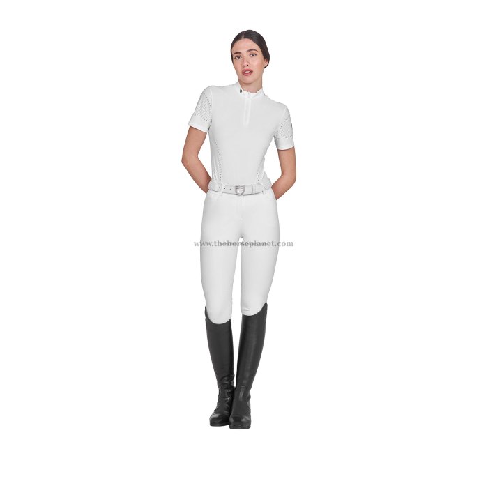 T-SHIRT EQUESTRO DONNA DA ALLENAMENTO IN TESSUTO TECNICO CON MICROFORI SS26