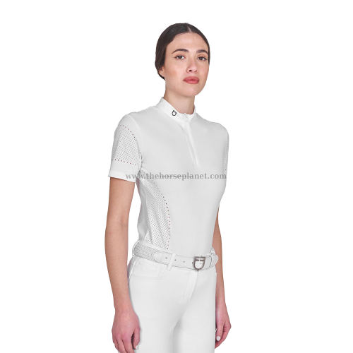 T-SHIRT EQUESTRO DONNA DA ALLENAMENTO IN TESSUTO TECNICO CON MICROFORI SS26