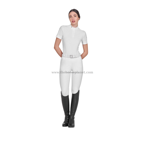 T-SHIRT EQUESTRO DONNA DA ALLENAMENTO IN TESSUTO TECNICO CON MICROFORI SS26