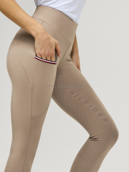 LEGGINGS ELMIRA TOMMY HILFIGER FULL GRIP BEIGE SS26