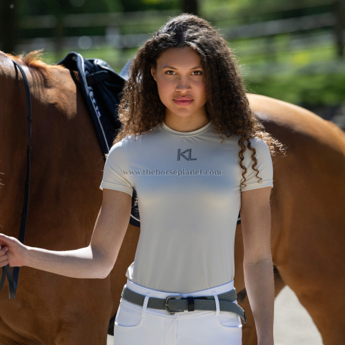 T-SHIRT TECNICA KINGSLAND CON STRASS MOD. KLLIZETTE SS26
