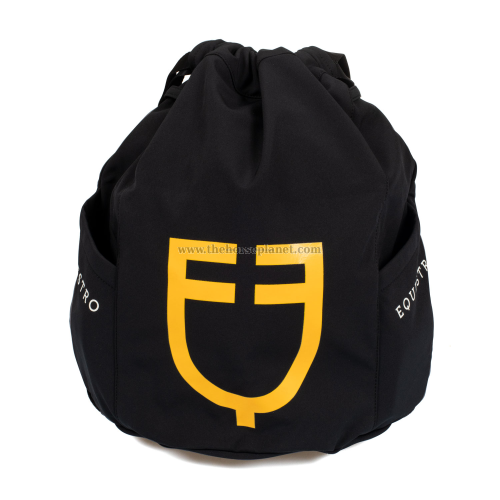BORSA PORTA CASCO CON TASCHE LATERALI EQUESTRO