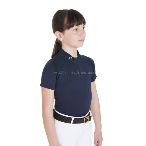 POLO BIMBA ALLENAMENTO EQUESTRO CON ZIP SS26