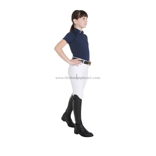 POLO BIMBA ALLENAMENTO EQUESTRO CON ZIP SS26