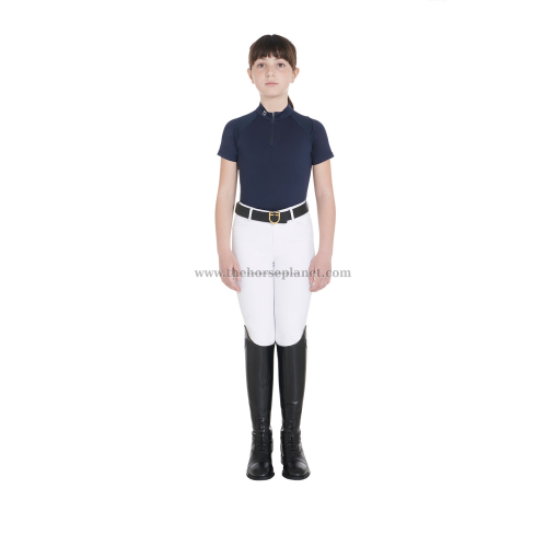 POLO BIMBA ALLENAMENTO EQUESTRO CON ZIP SS26