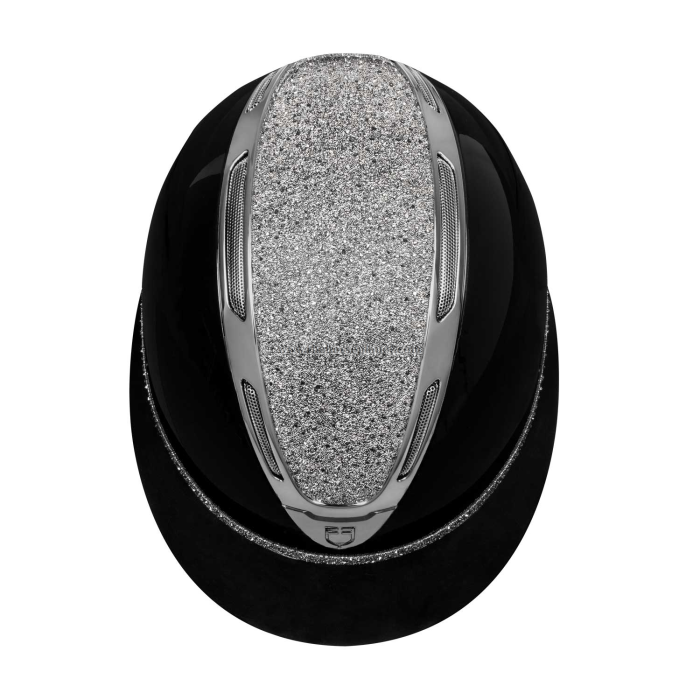CAP DONNA EQUESTRO APOCALIPSE CON CALOTTA LUCIDA E BRILLANTINI  