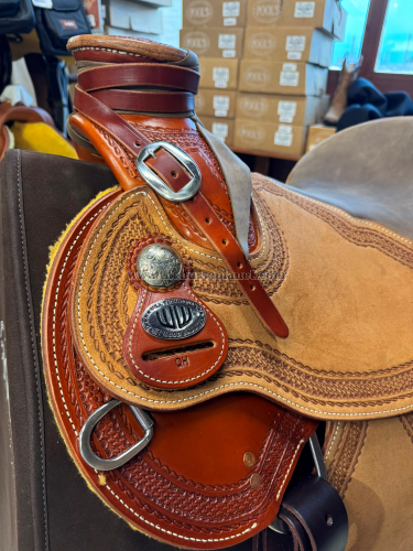 SELLA WESTWOOD WADE DOPPIA GONNA 16" QH COGNAC/REVERSE NATURALE