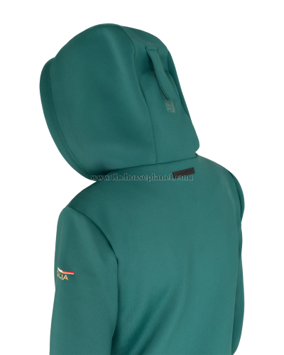 FELPA DONNA TECNICA CON CAPPUCCIO EQUESTRO X FISE 100