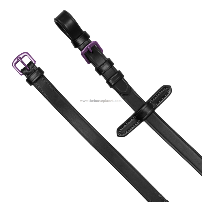 REDINI EQUESTRO IN CUOIO E GOMMA VIOLET FITTING 