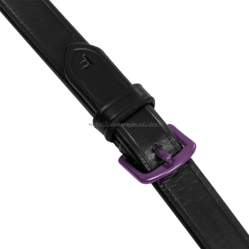REDINI EQUESTRO IN CUOIO E GOMMA VIOLET FITTING 