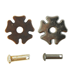 SET PAIO ROTELLE X SPERONI CON SPINOTTI BRUNITI