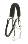 HACKAMORE INOX METALAB CON IMBOCCATURA A LEVA NASALINA IN NEOPRENE