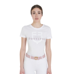 T-SHIRT DONNA LOGO GLITTER