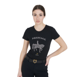 T-SHIRT EQUESTRO DONNA DIAMANTI DRESSAGE 