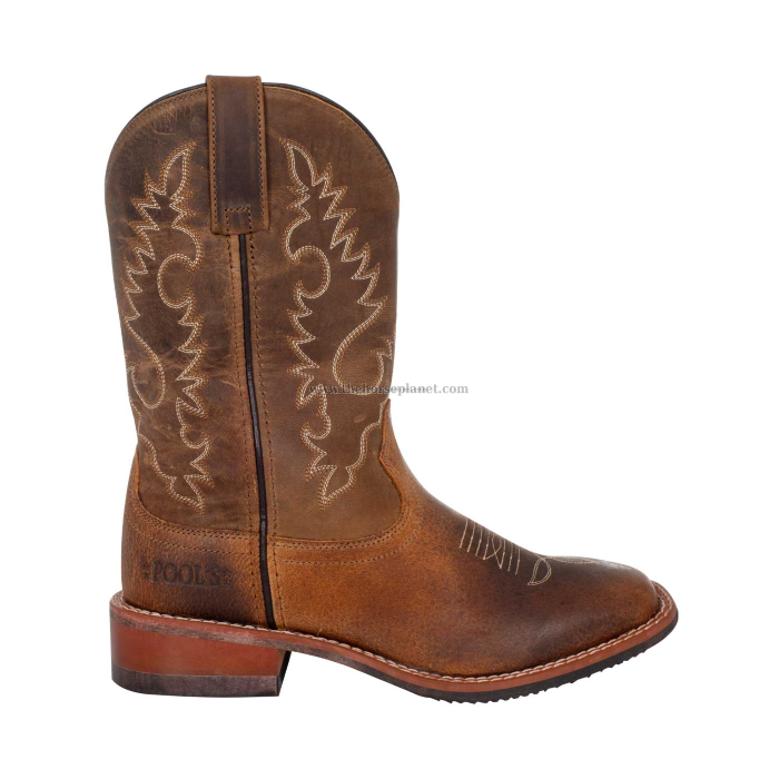 Taglia 9D, abbigliamento western uomo, stivali cowboy marrone