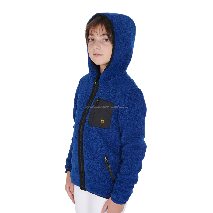 FELPA BAMBINA EQUESTRO TEDDY FULL ZIP
