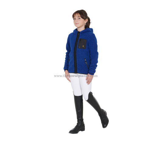 FELPA BAMBINA EQUESTRO TEDDY FULL ZIP