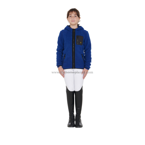 FELPA BAMBINA EQUESTRO TEDDY FULL ZIP