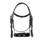 BRIGLIA DRESSAGE EQUESTRO MOD. EVOLUTION  SAGOMATA SENZA REDINI
