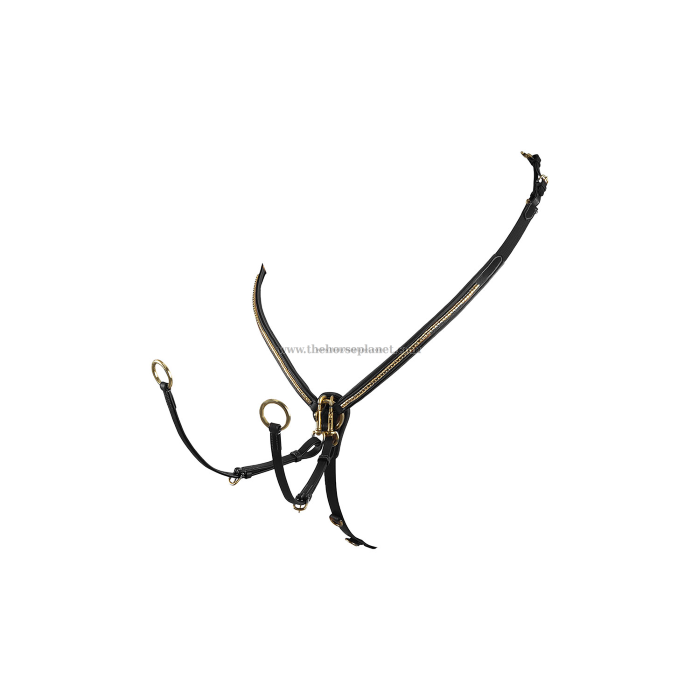 PETTORALE EQUESTRO IN PELLE CON CLINCHER OTTONE