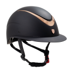 CASCO EQUESTRO CON FRAME LUCIDO VISIERA LARGA