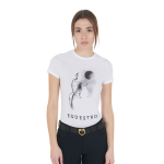 T-SHIRT DONNA EQUESTRO MOON RIDING COTTON