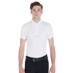 POLO EQUESTRO UOMO DA CONCORSO SLIM FIT 4 BOTTONI