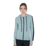 FELPA EQUESTRO DONNA FULL ZIP INTERNO IN PILE 