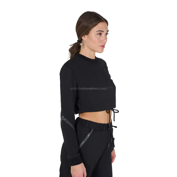 FELPA EQUESTRO DONNA CORTA GIROCOLLO