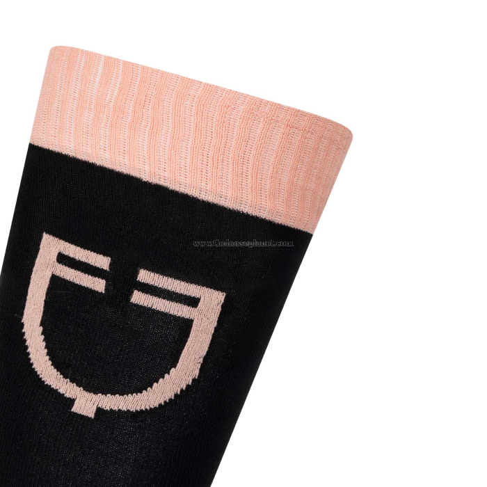 CALZA TECNICA EQUESTRO CON LOGO A CONTRASTO
