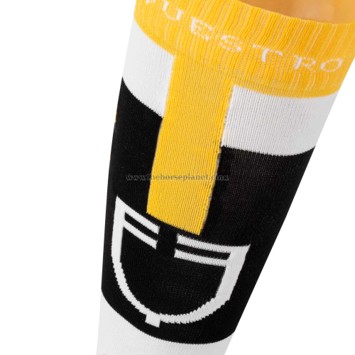 CALZA EQUESTRO IN TESSUTO TECNICO E TRASPIRANTE CON LOGO