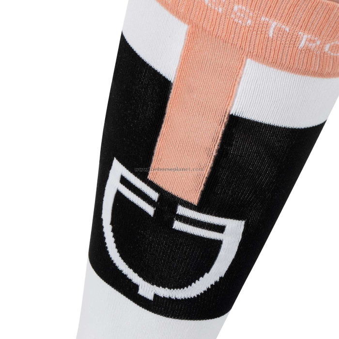 CALZA EQUESTRO IN TESSUTO TECNICO E TRASPIRANTE CON LOGO
