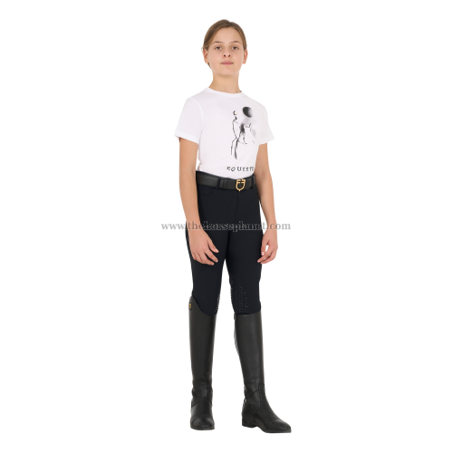T-SHIRT GIRL  EQUESTRO  MOON RIDING COTTON 
