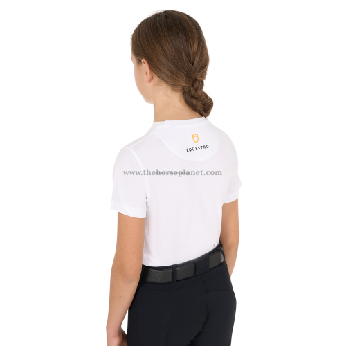 T-SHIRT GIRL  EQUESTRO  MOON RIDING COTTON 